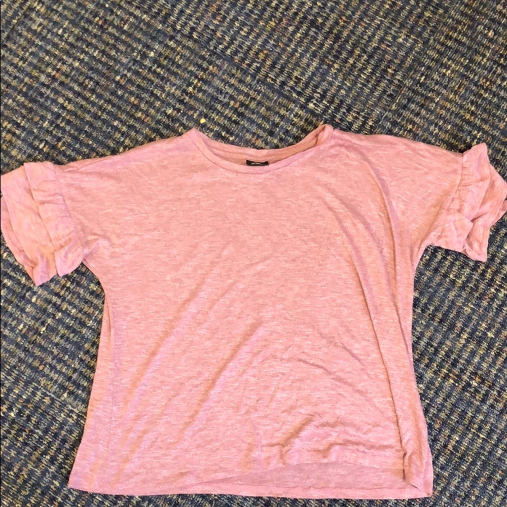 BOBEAU Ruffle Sleeved T-shirt